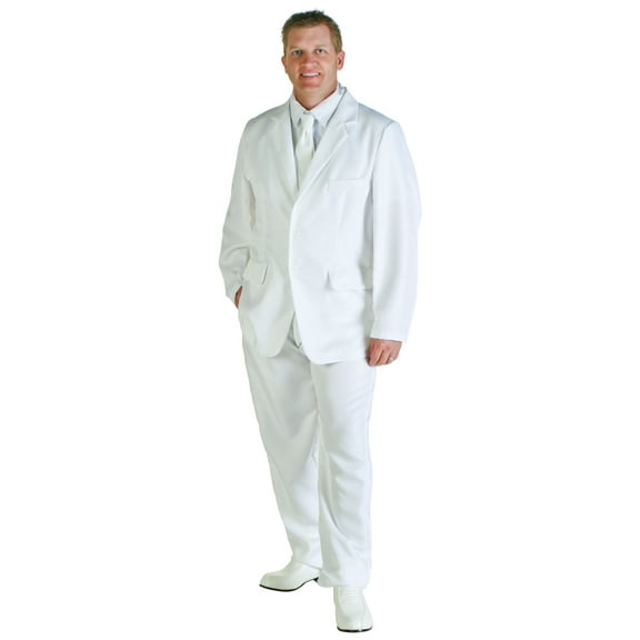 Plus Size White Suit Costume