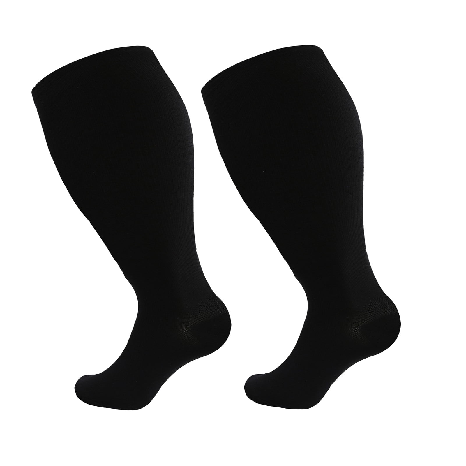 Plus Size Wide Calf Compression Socks for Leg Support and Circulation