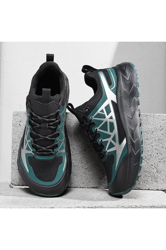 Plus Size Wide Fit Men's Shoes, Mesh Breathable Trail Running Shoes, Extra Wide & Extra Large, Soft Sole, Wide Toe Box Sneakers for Men