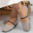 thumbnail image 1 of Plus Size Wide Width Pointed Toe Women's Business Office Dress Shoes Comfortable Daily Wear Spring Summer Gray 7, 1 of 9