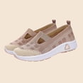 thumbnail image 1 of Plus Size Wide Width Round Toe Rhinestone Women's Dress Shoes Comfortable Office Work Daily Wear Spring Summer Coffee 5.5, 1 of 5