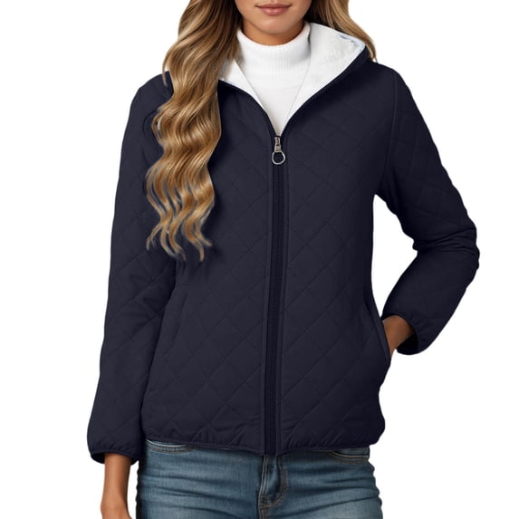Plus Size Winter Coat For Women Hooded Lined Jacket Warm Thickened Outwear Windproof Cold Weather With Pockets Women Casual Dress Sweater Long Sleeve Hoodie Womens Long Hooded Sweatshirt