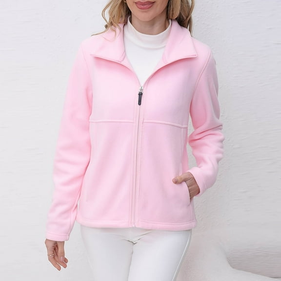 Plus Size Winter Jacket Vest for Men, Mens Warm Faux Furry Coat Jacket Winter Solid Stand Collar Outerwear,Winter Zipper Overcoat Outerwear Pink_L