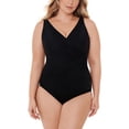 thumbnail image 1 of Miraclesuit Womens Plus Oceanus Slimming Wireless One-Piece Swimsuit, 1 of 2