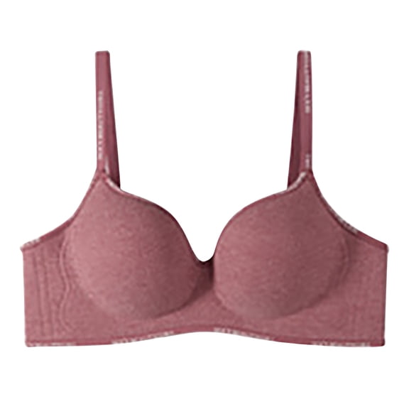Plus Size Wireless Bralette - No-Dig Comfort with Strong Support | Hontri | Womens No Underwire Bras Plus Size Comfort Soft Bras Supportive (Hot Pink | S)