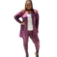 thumbnail image 1 of Plus Size Woman's Long Sleeve Cardigan With Legging Set No, 1 of 7