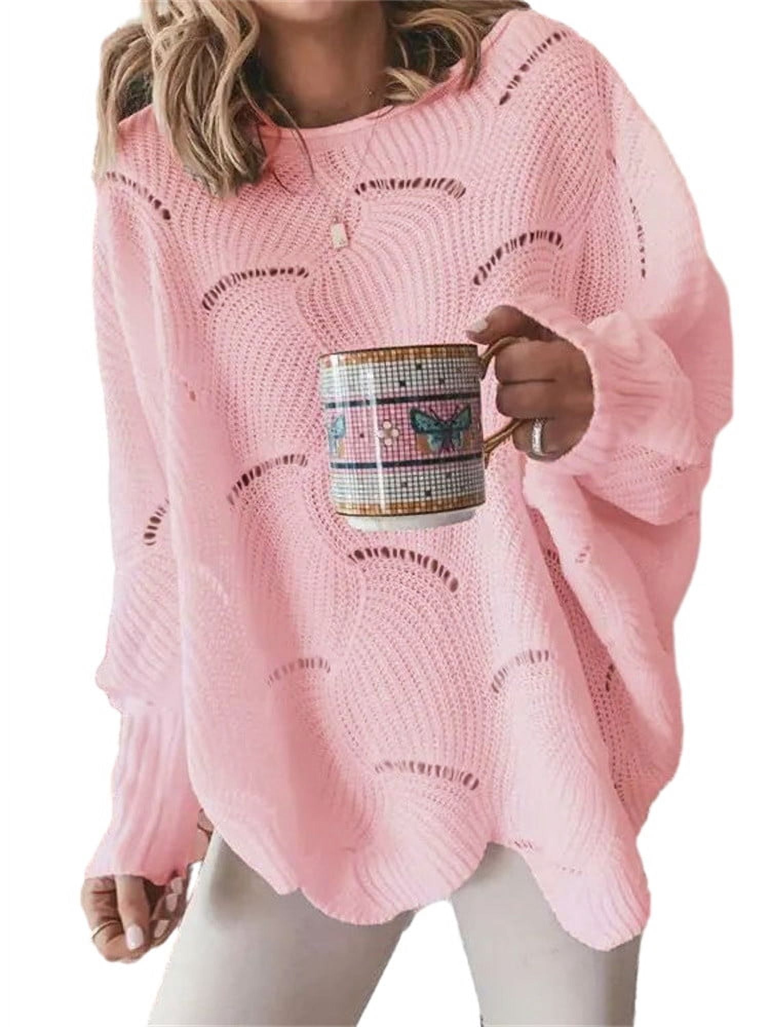 Etta Shoulder Knit Loose PLUS Sweater