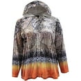 thumbnail image 1 of Plus Size Women Long Sleeve Velvet Zip Up Jacket Outerwear Hoodie Sage 1X (16.023), 1 of 3