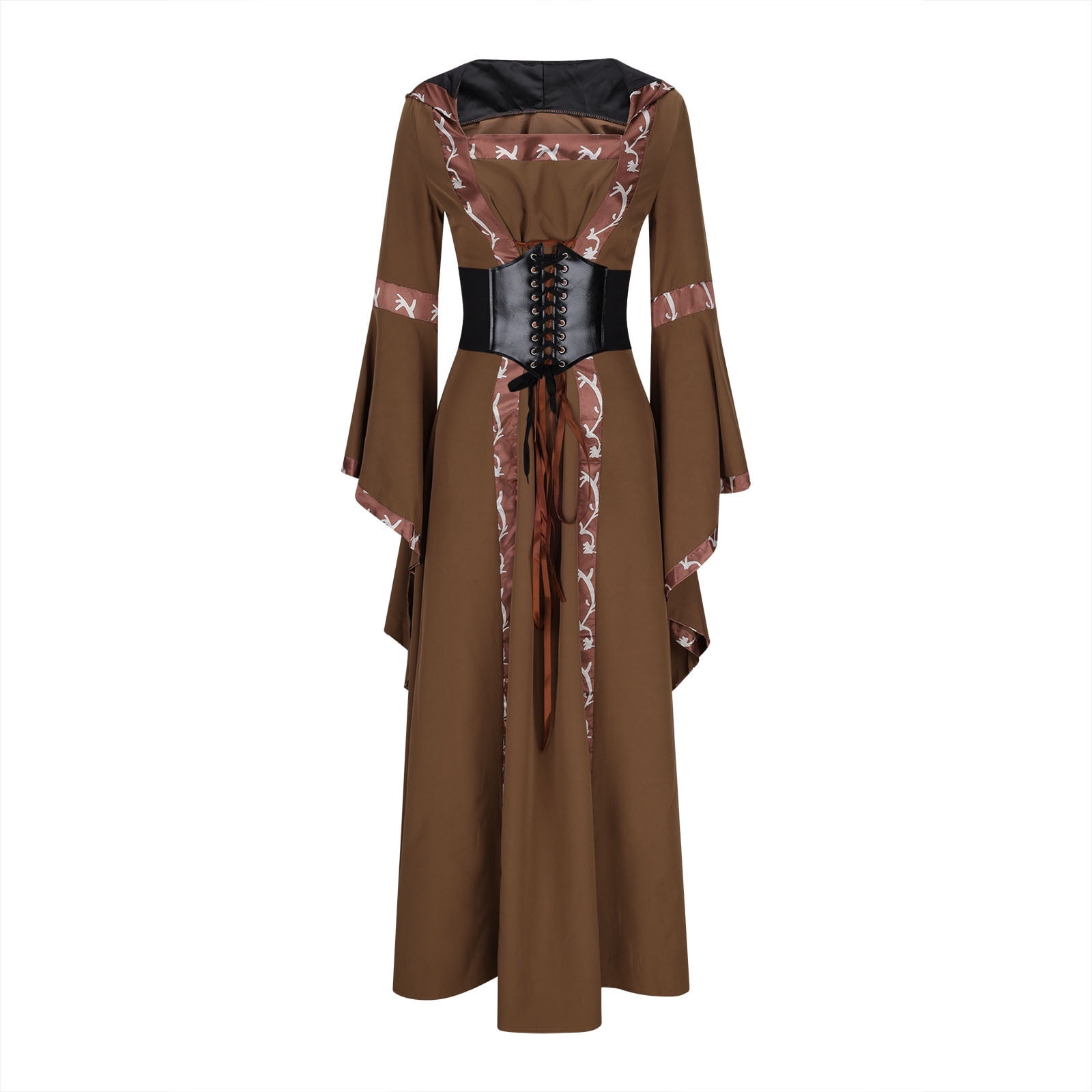 Plus Size Women Medieval Dress Victorian Costume Renaissance Long Dress ...