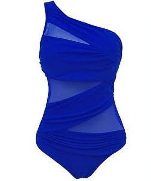 Plus Size Women One Piece Swimsuit Push Up Bikini Swimwear Bathing