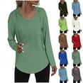 thumbnail image 1 of Plus Size Women'S Fall Fashion Blouses Tops Casual Women'S Sweatshirts With Hoodies Drawstrings Lightweight Causal Womens Loose Fit Shirts Fall Tunic Top Daily Essentials, 1 of 8