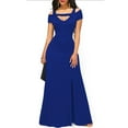 thumbnail image 1 of Plus Size Women Sexy Long Maxi Dress Cold Shoulder Evening Party Prom Ball Gown, 1 of 11
