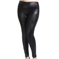 thumbnail image 1 of Plus Size Women Stretchy Slim Faux Leather Leggings Skinny Jeggings Tights Pants, 1 of 7