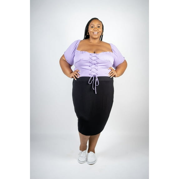 Plus Size Women Top/ Princess Top Pastel Purple/ 1X 2X 3X 4X 5X/ Plus size t- shirt/ Women going-out Tops