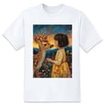 thumbnail image 1 of Plus Size Women Tops T Shirt GirlGraphic Tees Summer Tops Classic Round Neck Floral Oversize Short Sleeves, Crew Neck Shirts For Women, 1 of 5