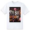 thumbnail image 1 of Plus Size Women Tops T Shirt LetterGraphic Tees Summer Tops Classic Round Neck Floral Oversize Short Sleeves, Crew Neck Shirts For Women, 1 of 5