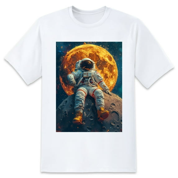 Plus Size Women Tops T Shirt Outer SpaceGraphic Tees Summer Tops Classic Round Neck Floral Oversize Short Sleeves, Crew Neck Shirts For Women