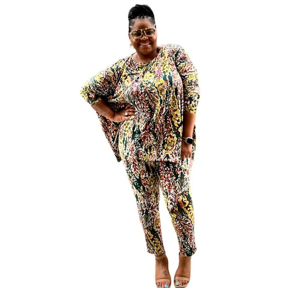 Fabulously Dressed Boutique High-Rise Slim-Leg Casual Leggings Set (Women's)