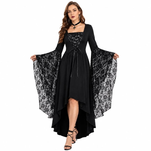 Plus Size Womens Halloween Costumes 2026 Witch Vampire Outfit, Adult Halloween Costumes for Women S-5XL, Witch Costume Women Cosplay