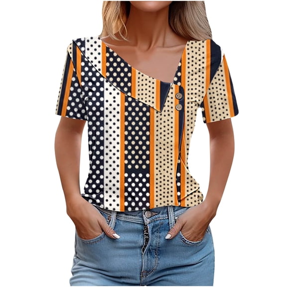Plus Size Womens Shirts Summer Womens Sports Tops Plus Size Summer Tops for Plus Size Women 2025 Trendy Warehouse Today Shipping
