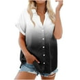 thumbnail image 1 of Plus Size Womens Shirts Women Workout Tops Black Womens Summer Tops Dressy Casual Shirts for Women Dry Fit, 1 of 6