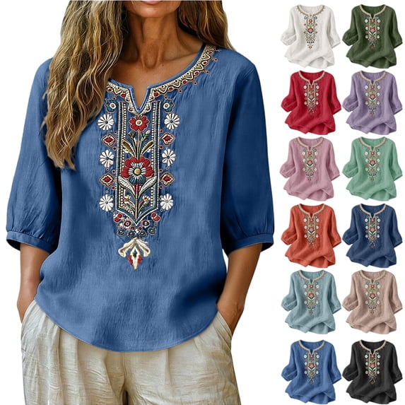 Plus Size Womens Short Sleeve Shirts Fashion Woman Rounk Neck Short Sleeve Blouse T-Shirt Printing Loose Tops
