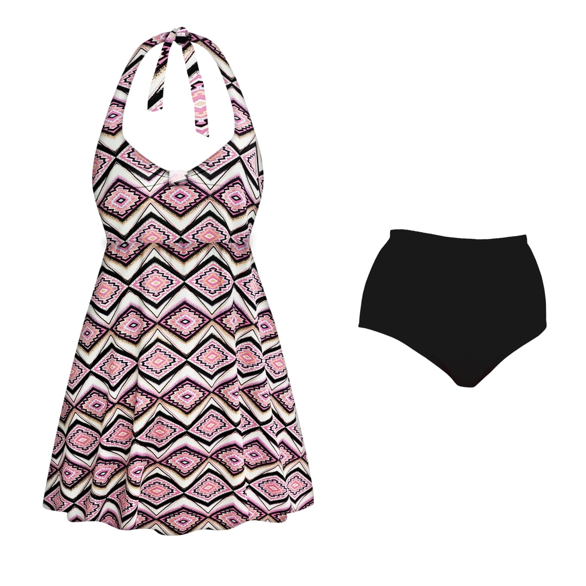 Jmntiy Women's Plus Size Split Type Ruched Stretch Waist Bathing Suit  Swimwear Bikini Bikinis for Women 