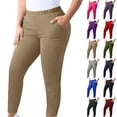 thumbnail image 1 of Plus Size Workout Leggings for Women High Waisted Lounge Gym Yoga Pants Fitness Exercise Stretch Soft Pants with Pockets Dark Gray 4XL, 1 of 7