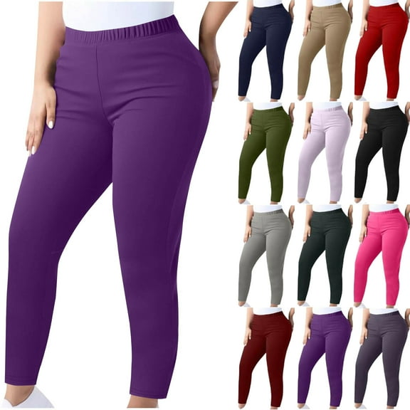 Plus Size Yoga Pants Women Loose High Waist Wide Leg Workout Out Leggings Casual Trousers