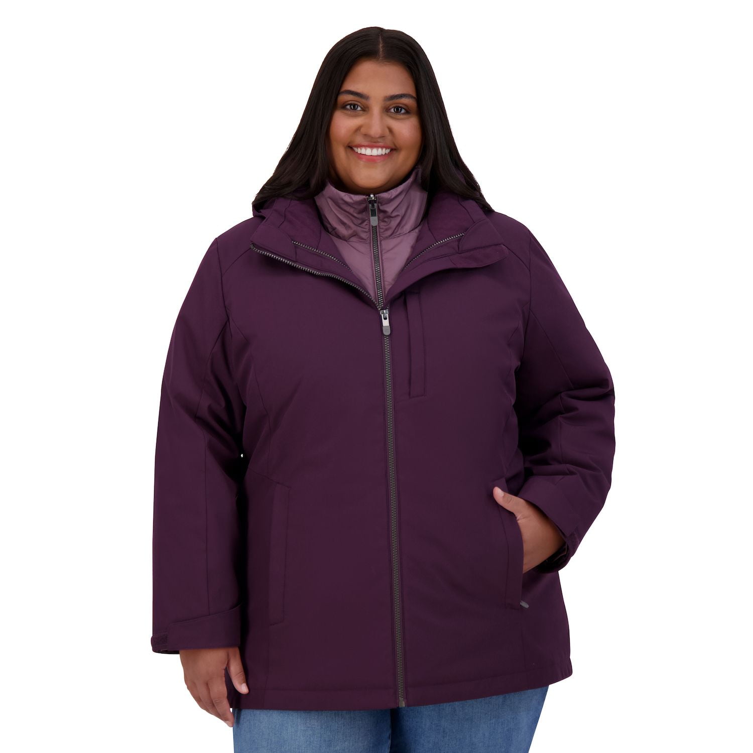 Plus Size ZeroXposur Deonna 3-in-1 Systems Jacket Color