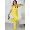thumbnail image 1 of Plus Size Zip Up Jacket 2pcs Set (4XL, DeepCobaltBlue), 1 of 9