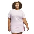 thumbnail image 1 of Plus Size adidas Essentials Small Logo T-Shirt Color: Clear Pink Size: 3X, 1 of 4