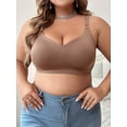 thumbnail image 1 of Plus Solid Wireless Bra, 1 of 4