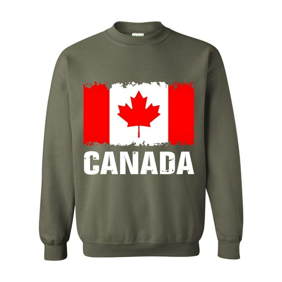 Plus Sweatshirts and Hoodies - Canada Flag
