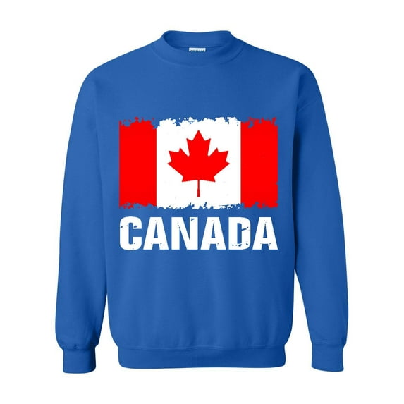 Plus Sweatshirts and Hoodies - Canada Flag