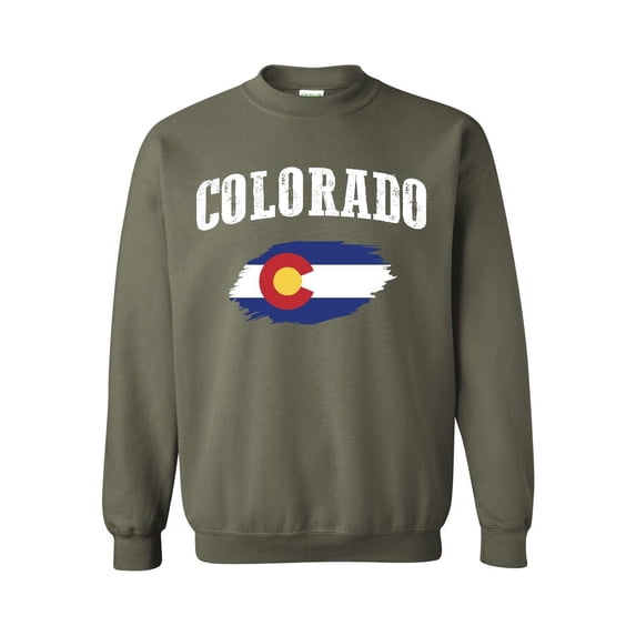 Plus Sweatshirts and Hoodies - Colorado Flag
