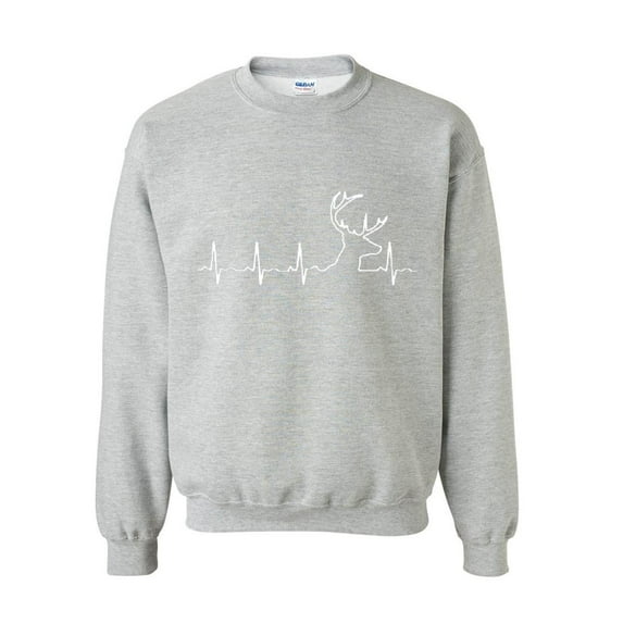 Plus Sweatshirts and Hoodies - Deer Heartbeat