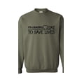 thumbnail image 1 of Plus Sweatshirts and Hoodies - It`s a Beautiful Day to Save Lives, 1 of 5