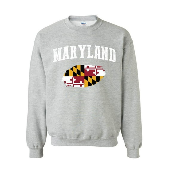 Plus Sweatshirts and Hoodies - Maryland Flag