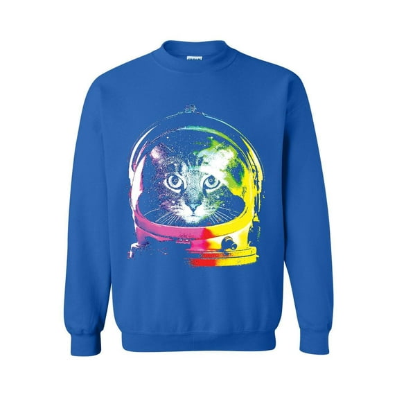 Plus Sweatshirts and Hoodies - Space Cat