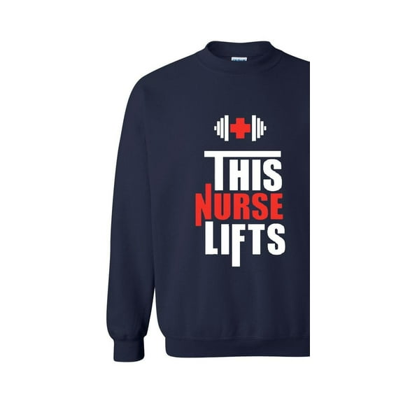 Plus Sweatshirts and Hoodies - This Nurse Lifts