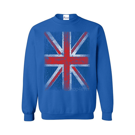 Plus Sweatshirts and Hoodies - Union Jack British Flag