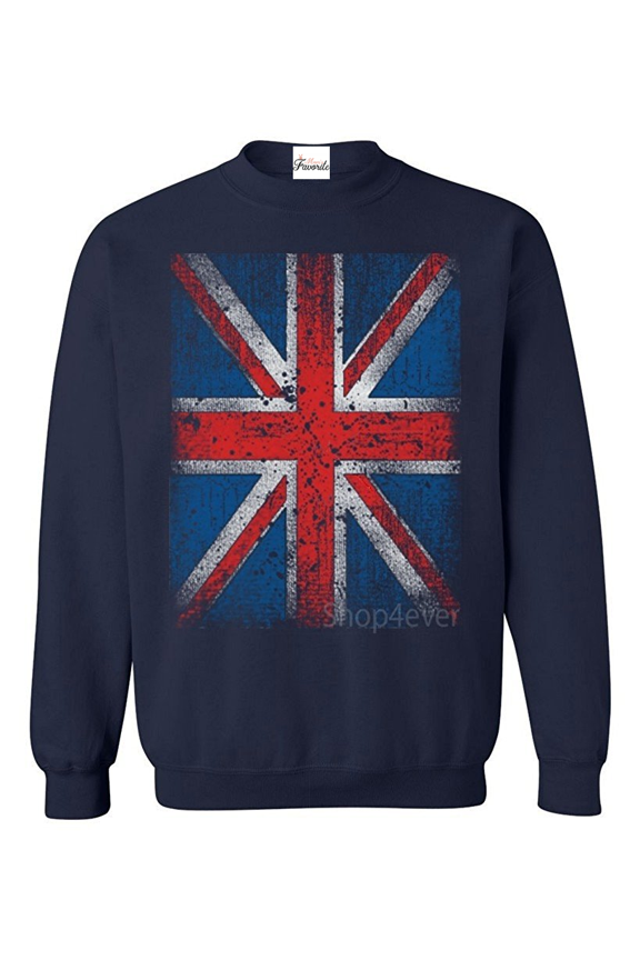 Plus Sweatshirts and Hoodies - Union Jack British Flag