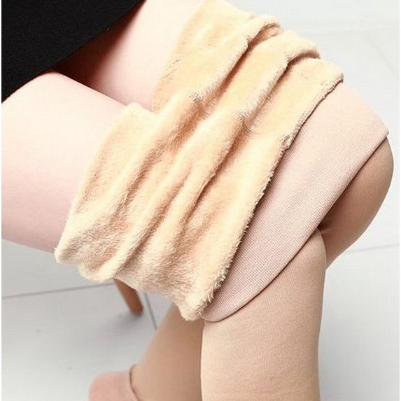 Plus Velvet Padded Pearl Velvet Leggings Fall/winter Explosions Foot Warm Pants Wear One-piece Pants Ladies