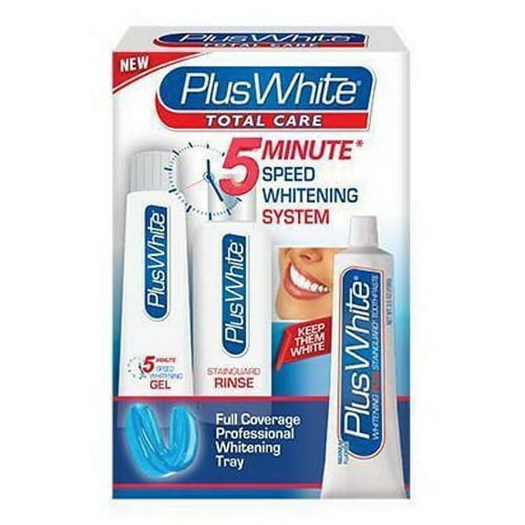 Plus White 5 Minute Premiere Dental Whitening Gel And Rinse Kit - 1 Ea