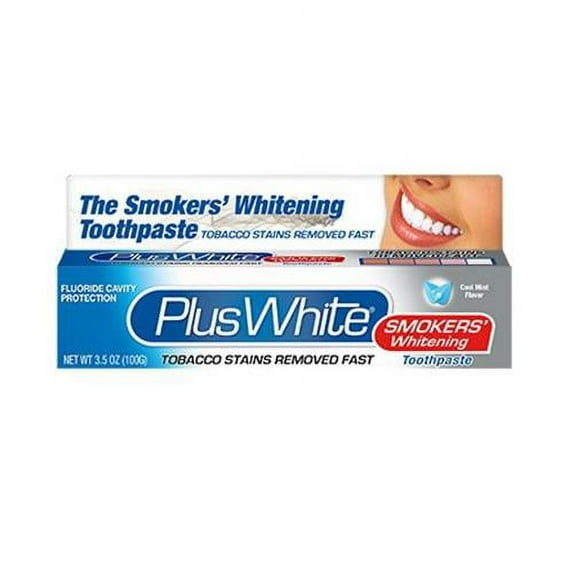 Plus White® The Smokers Whitening Toothpaste Smoker's, 3.5 oz. Tube (Pack of 3)