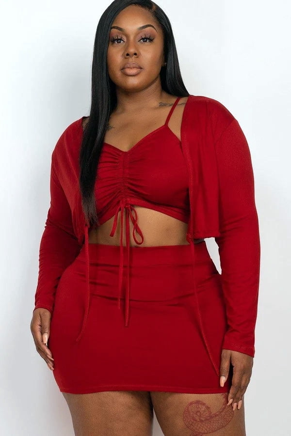 Atalia Three Piece Skirt Set