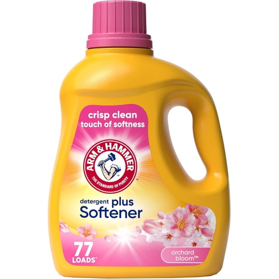 Plus a Touch of Softener, 77 Loads, Liquid Laundry Detergent, 100.5 Fl oz
