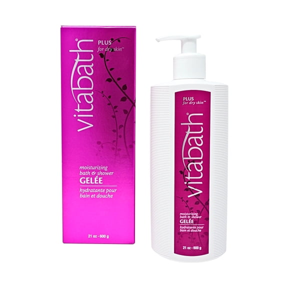Plus for Dry Skin Moisturizing Bath & Shower Gelee 21 oz