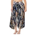 thumbnail image 1 of Plus size 4x Womens Desert Oasis Designer Print Swimsuit Cover Up Sarong, 1 of 1